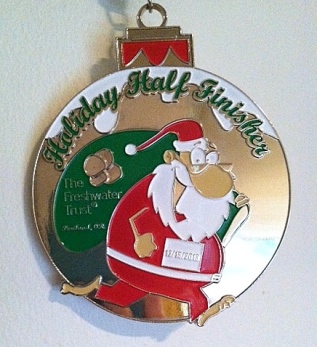 Holiday Half Medal 2013 - edited
